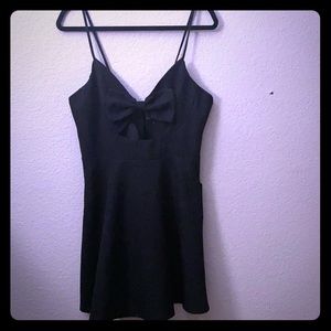Black Lulus Dress with Bow